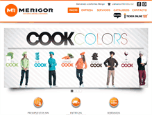 Tablet Screenshot of merigor.com